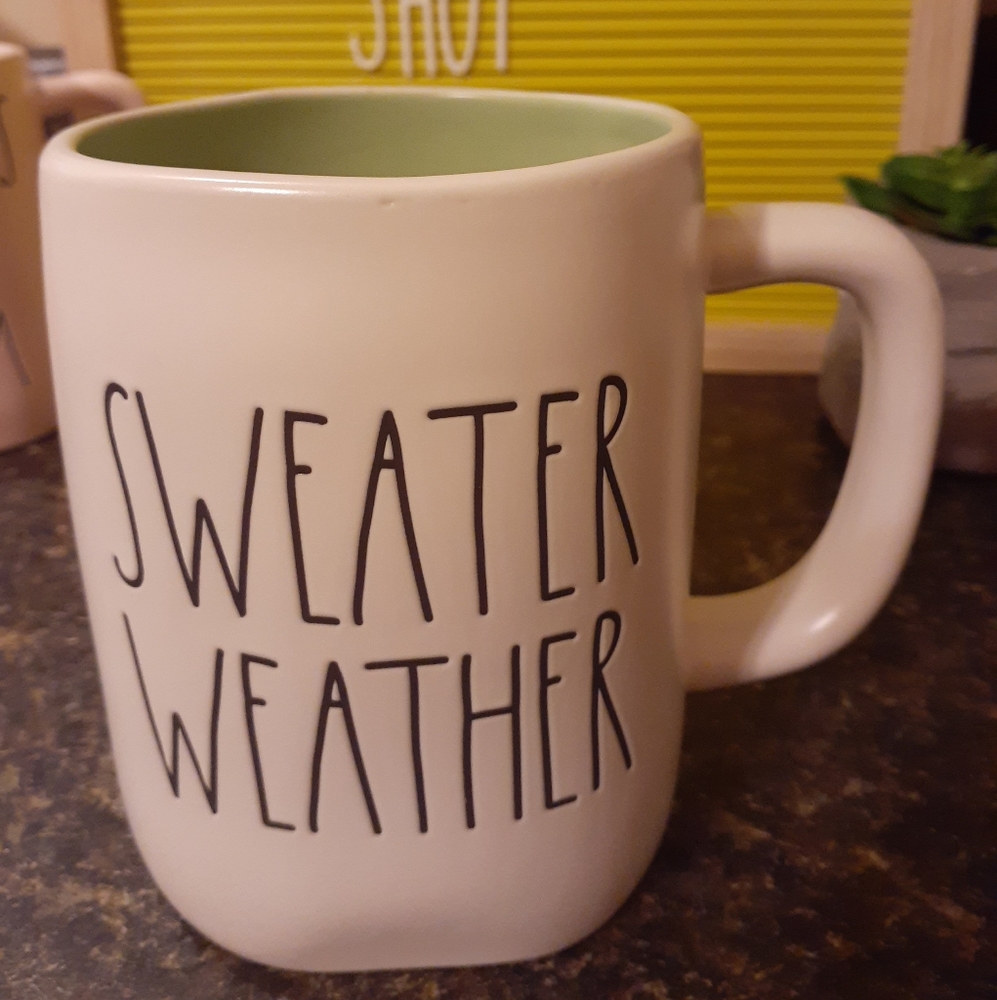 Rae Dunn "SWEATER WEATHER" mug